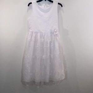 Beautiful White Dress for flower girl, first communion, confirmation!
